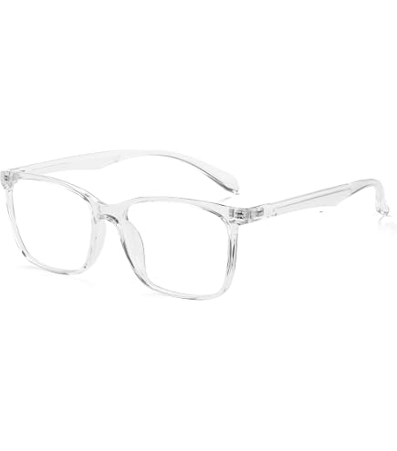 Amazon.com: MARE AZZURO Clear Frame Reading Glasses 2.75 Men